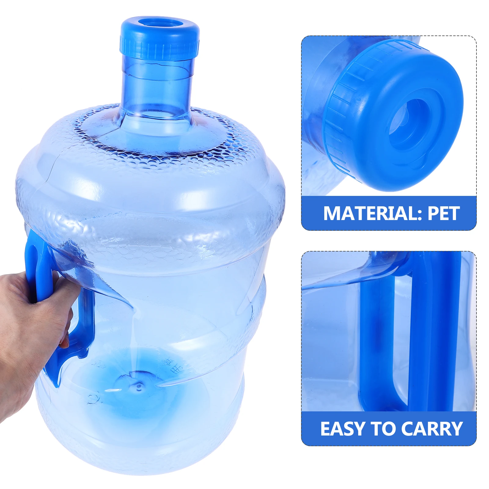 

Portable Plastic Water Container For Outdoor Camping Hiking Large Capacity Lightweight Water Storage Jug Bucket For Sports Bbq