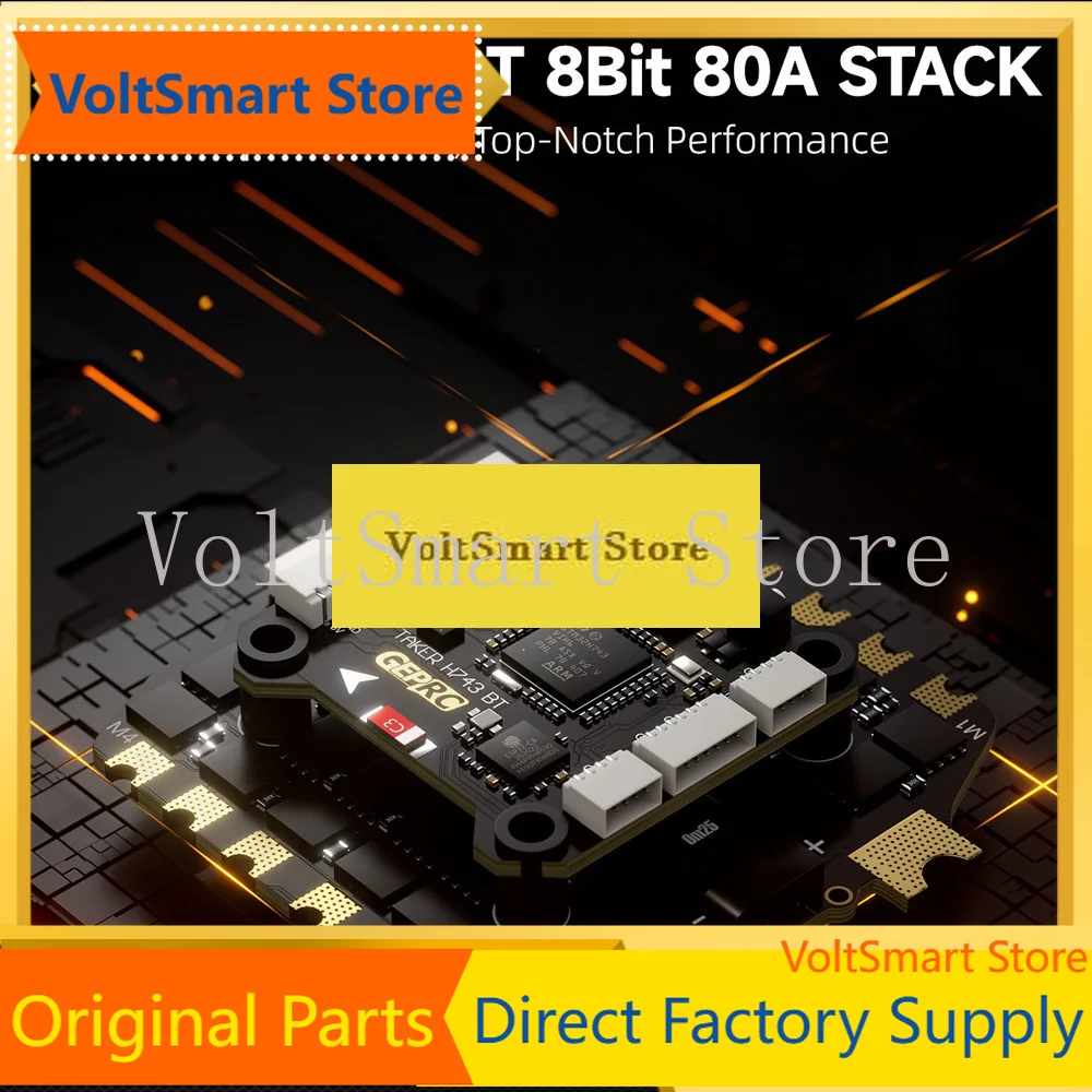 VoltSGeprc Taker H743 Bt 8bit 80a Stack Dual Gyro 512mb Black Box Data Analyze Record H80_bls 80a 4in1 Esc H743 For Fpv Drones