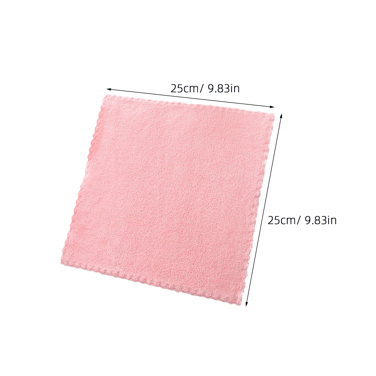 10Pcs Microfiber Face Washcloths Makeup Remover Towel Set Gentle Non Irritating for Women Reusable Travel Home Clean Skin