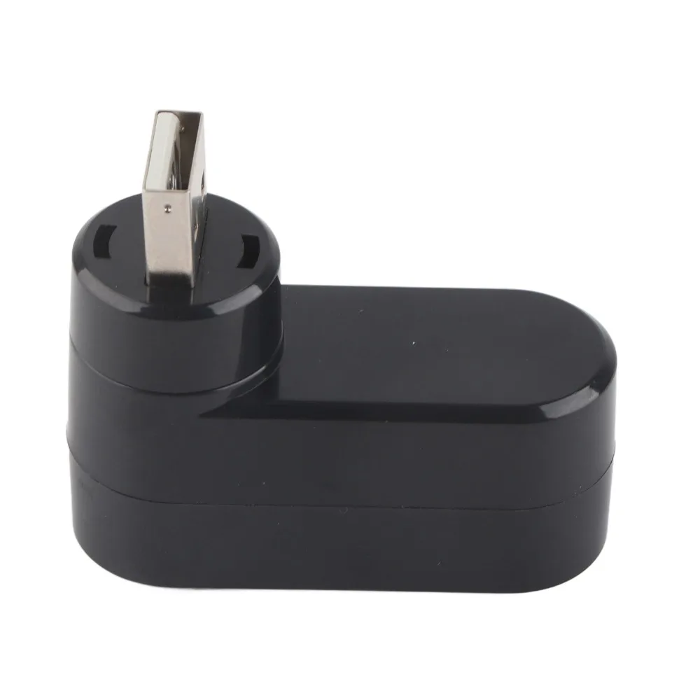 

Adjustable Mini Portable USB Port Splitter Black USB 2.0 USB Docking Station 3 Port USB Adapter PC Computer