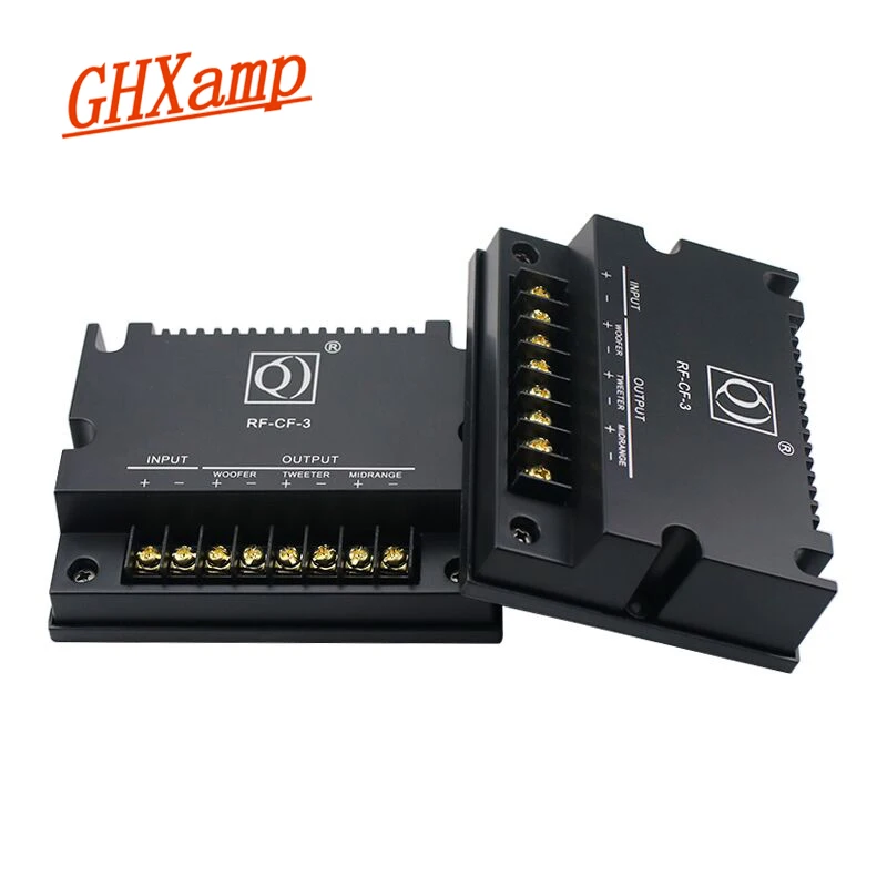 

GHXAMP 200W 3-полосный автомобильный кроссовер для аудиосистем, высокомощный, для басов, средних и высоких частот, разделитель частот 500Гц и 3.5КГц, 2 шт.