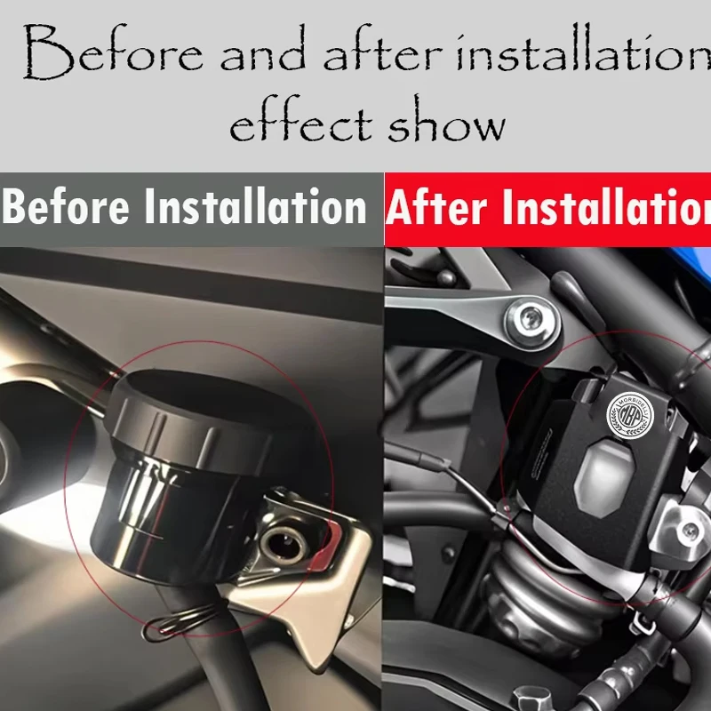 جديد دراجة نارية الملحقات سبائك الألومنيوم مقاوم للماء دراجة نارية الفرامل الفرجار الغطاء الواقي ل Morbidelli T1002VX 2025 T VX