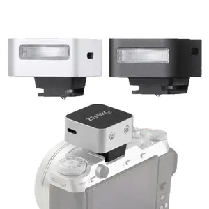 Zeniko ZF04 ZF08 Lampu Kilat Kamera Sepatu Panas Universal Flash Retro Mini untuk Fuji XT5 X100 XM5 Sony ZVE10 A7M4 Nikon Z30 Canon R8 8 flash retro penjualan terbaik - №