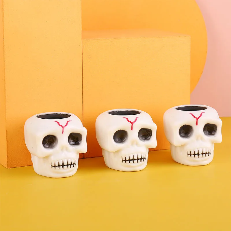 Neue Halloween Schädel Fledermaus Squeeze Cup Pinch Happy Prank Stress Relief Vent Spielzeug Geschenk K29