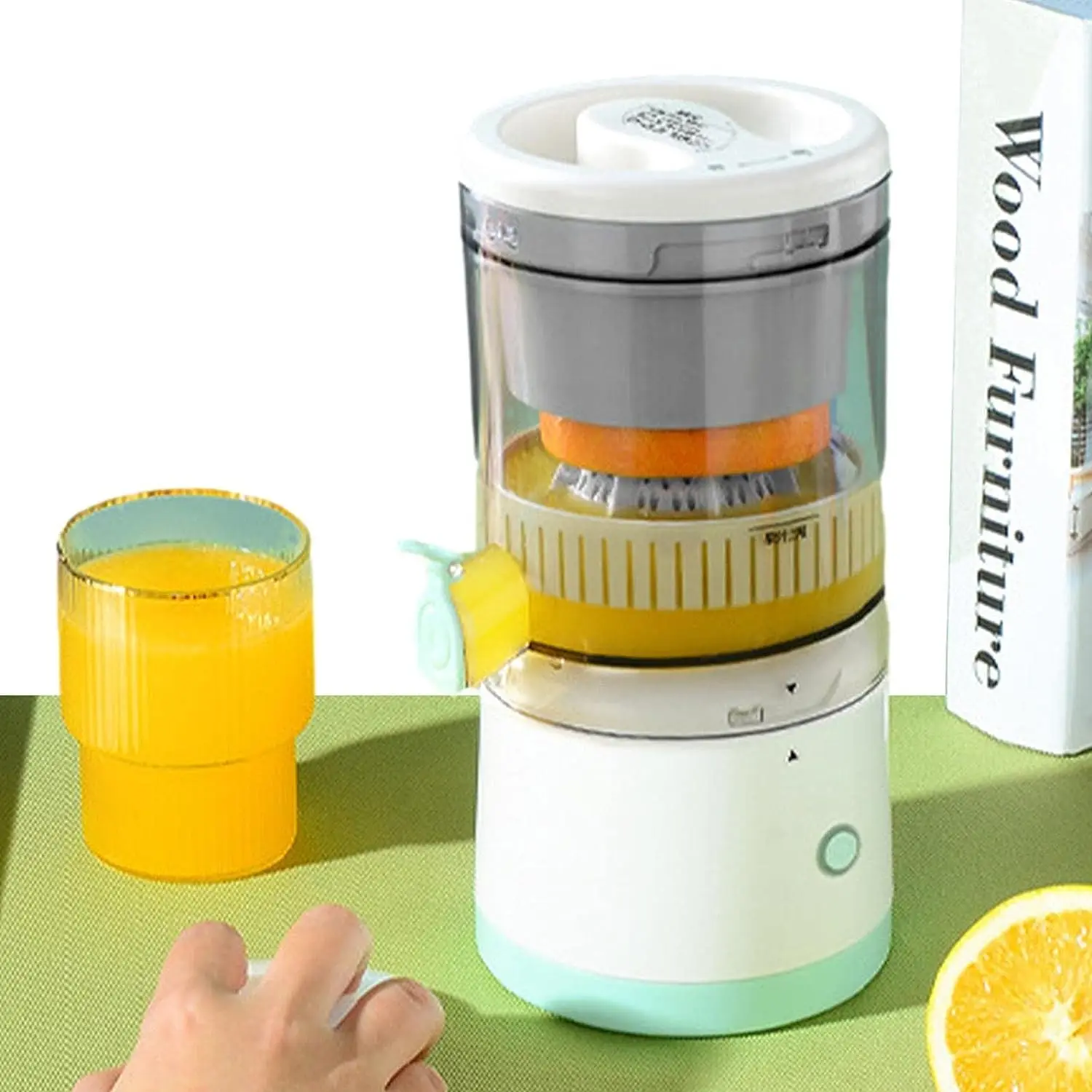 Portable Electric Juicer USB Charging Orange Lemon Fruit Blender Mini Household Juice Squeezer Mixer Citrus Juicer for Travel