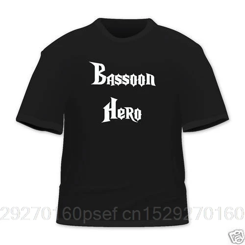 Bassoon Hero Funny Music T Shirt All col and Sizes. Cotton Multi Size color New T Shirts Funny Tops Tee New Unisex Funny Tops