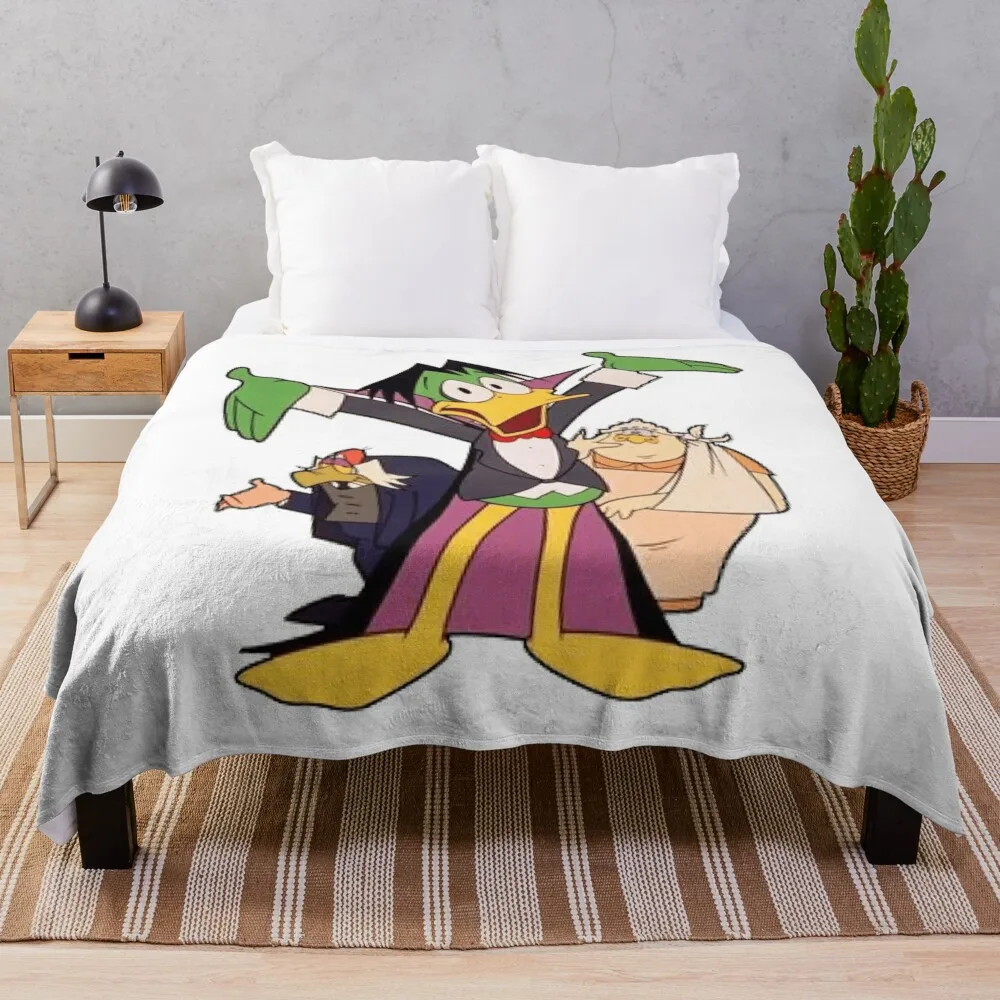 Count Duckula Throw Blanket Cute Plaid Thins Sleeping Bag Blankets