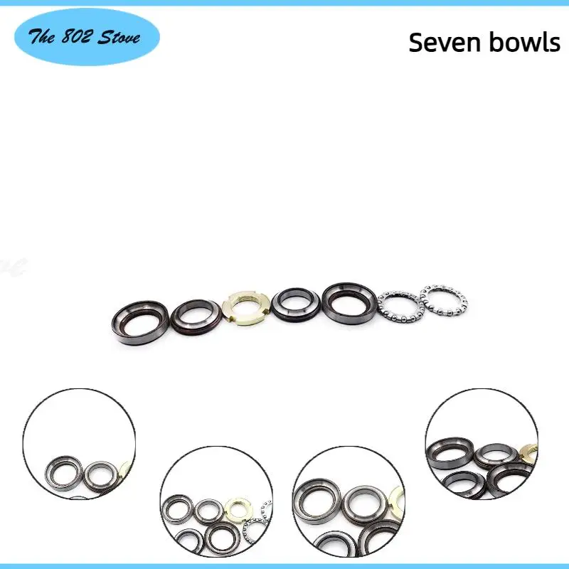 

Семикомпонентный подшипник чаши в сборе, рулевой вал, колонка рулевого управления для скутера Citycoco, аксессуары, детали