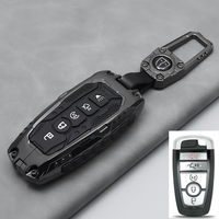 Car Remote Key Case Cover Shell Fob For Ford Edge Fusion Mustang Explorer F150 F250 F350 Ecosport Protector Holder Keyless