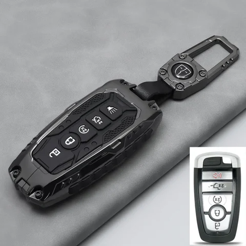 Car Remote Key Case Cover Shell Fob For Ford Edge Fusion Mustang Explorer F150 F250 F350 Ecosport Protector Holder Keyless