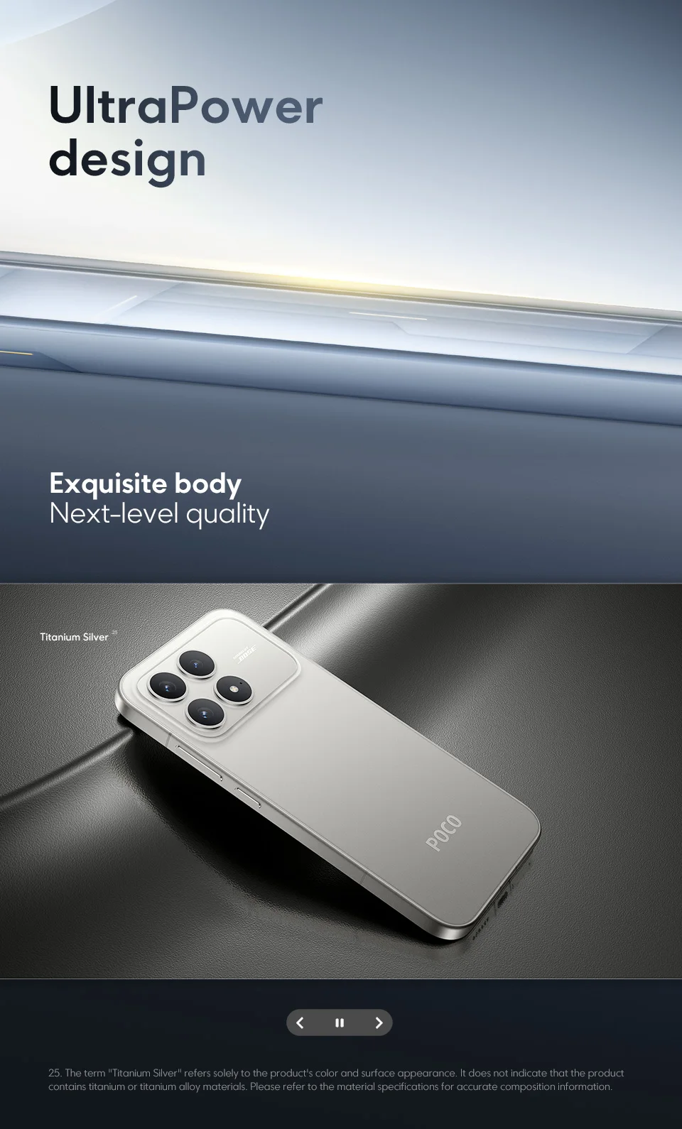 POCO F8 Pro Global Version Smartphone Snapdragon 8 Elite Octa core 6.59"120Hz HyperRGB AMOLED Display 6210mAh NFC 5G