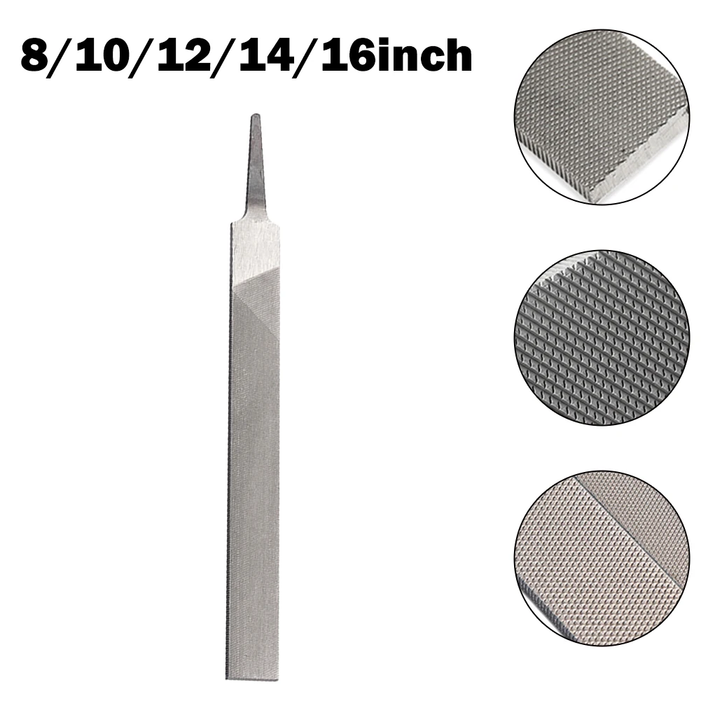 1pc Medium-Toothed Steel Files Flat/Round/Half Round/Triangle/Square Woodworking Steel Rasp File Carpenter Metal Grinding Tool