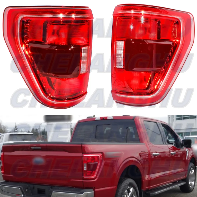 

Pair Left And Right Tail Rear Lamp Light Without Bulbs FO2818159 FO2819159 For Ford F150 2021 2022 2023