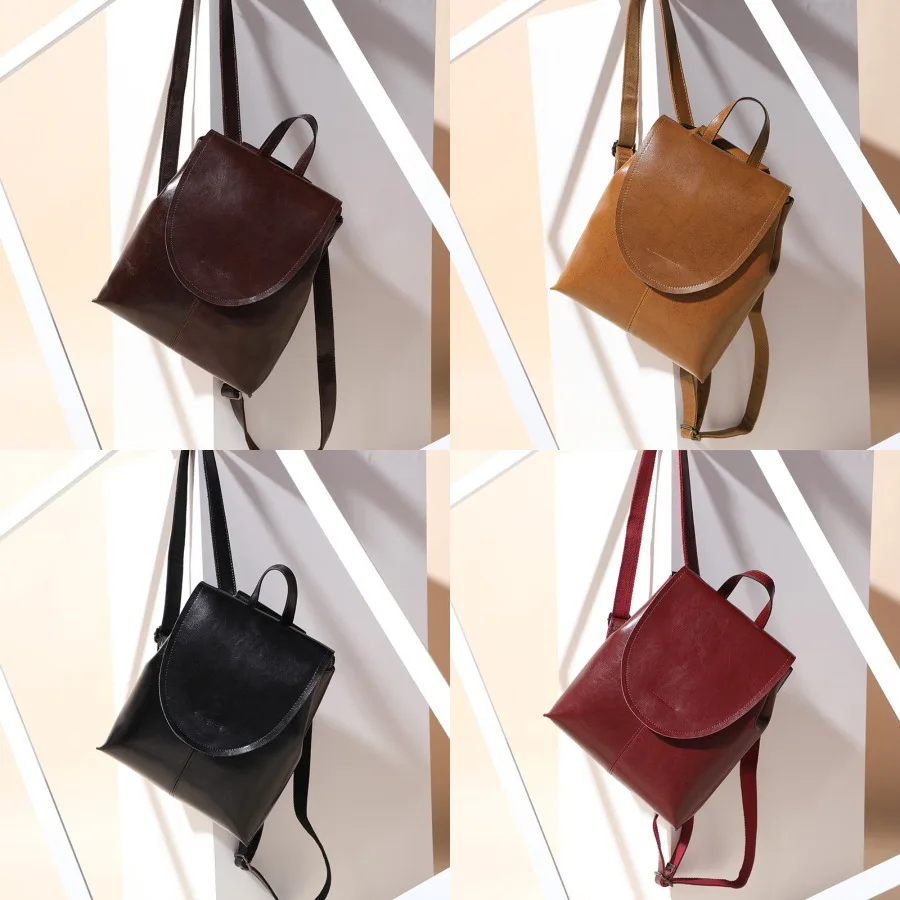 

【New style】2026 new backpack women's backpack women's casual backpack high-end bag genuine leather agent join