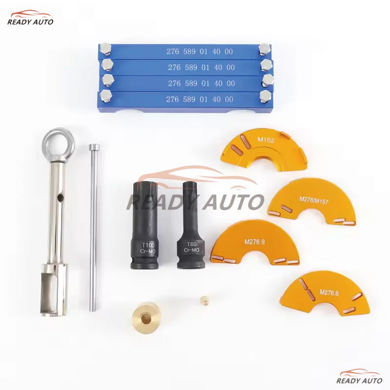 Kit de herramientas de sincronización de bloqueo de alineación de motor de coche adecuado para Mercedes Benz M276/ M278 con ajustador de árbol de levas de 3 piezas