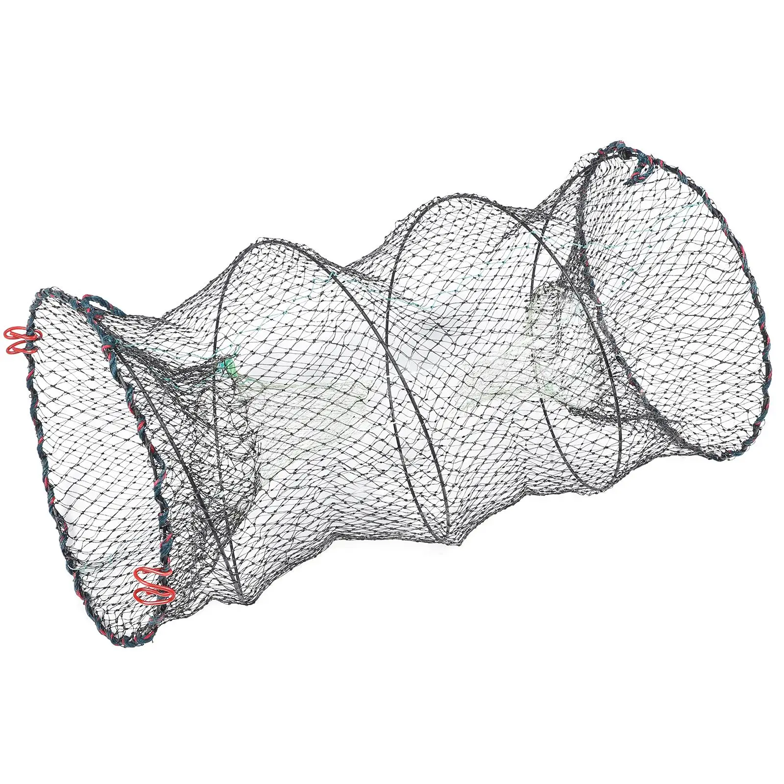 

Crab Cage Round Spring Fishing Net Nets Auto Foldable Strengthened Trap Fishnets Collapsible