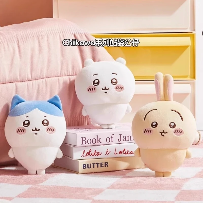 

Cartoon Anime Cute Chiikawa Keyring Kawaii Hachiware Plush Pendant Usachijiy Doll School Bag Pendant Accessories Kids Toys Gifts