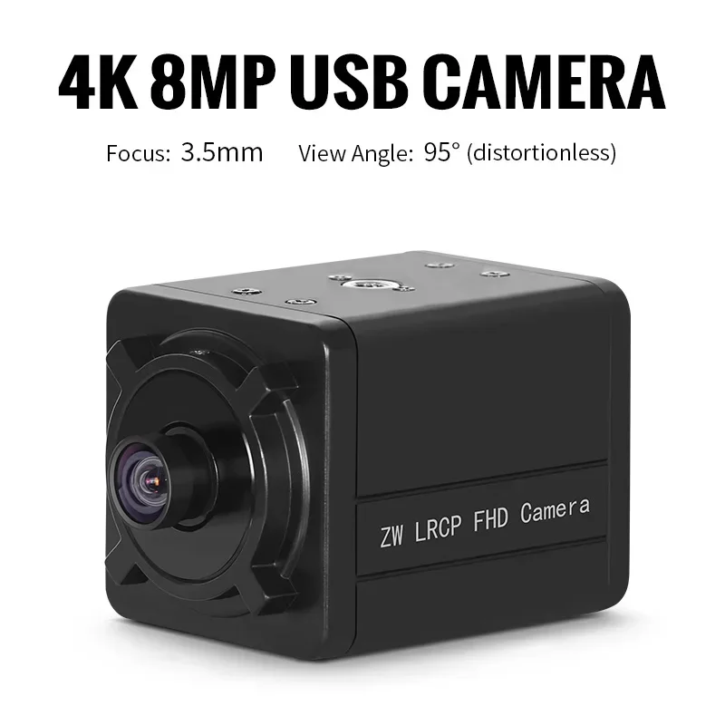 In stock New 5600 Imx334 4K CMOS 3.5mm 95Degree Distortionless Dynamic Compensation 8MP USB Plug Play UVC Protocol 1 Year Indust
