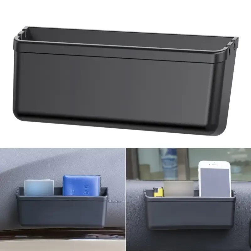 

Large Capacity Car Door Side Storage Organizer With Charging Port ABS Plastic Phones Cards Holder Phones Vehicles Car Storage