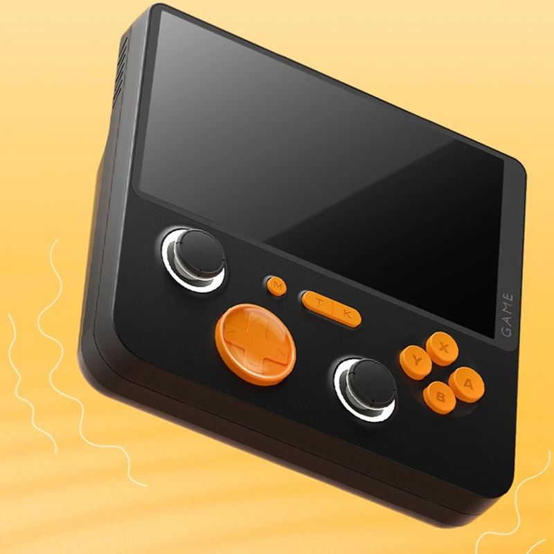 A04R E5Plus Handheld Video Game Console 5inch HD Retro Game Console 6000mAh 128G Video Handheld Game Console A