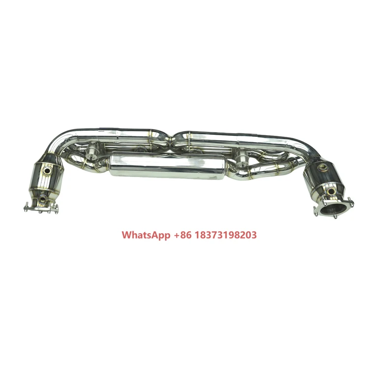 

Racing Performance 304 Stainless Steel Valve Muffler 3 Inch New Condition for Porsche 991.1 Turbo S 3.8T 2016