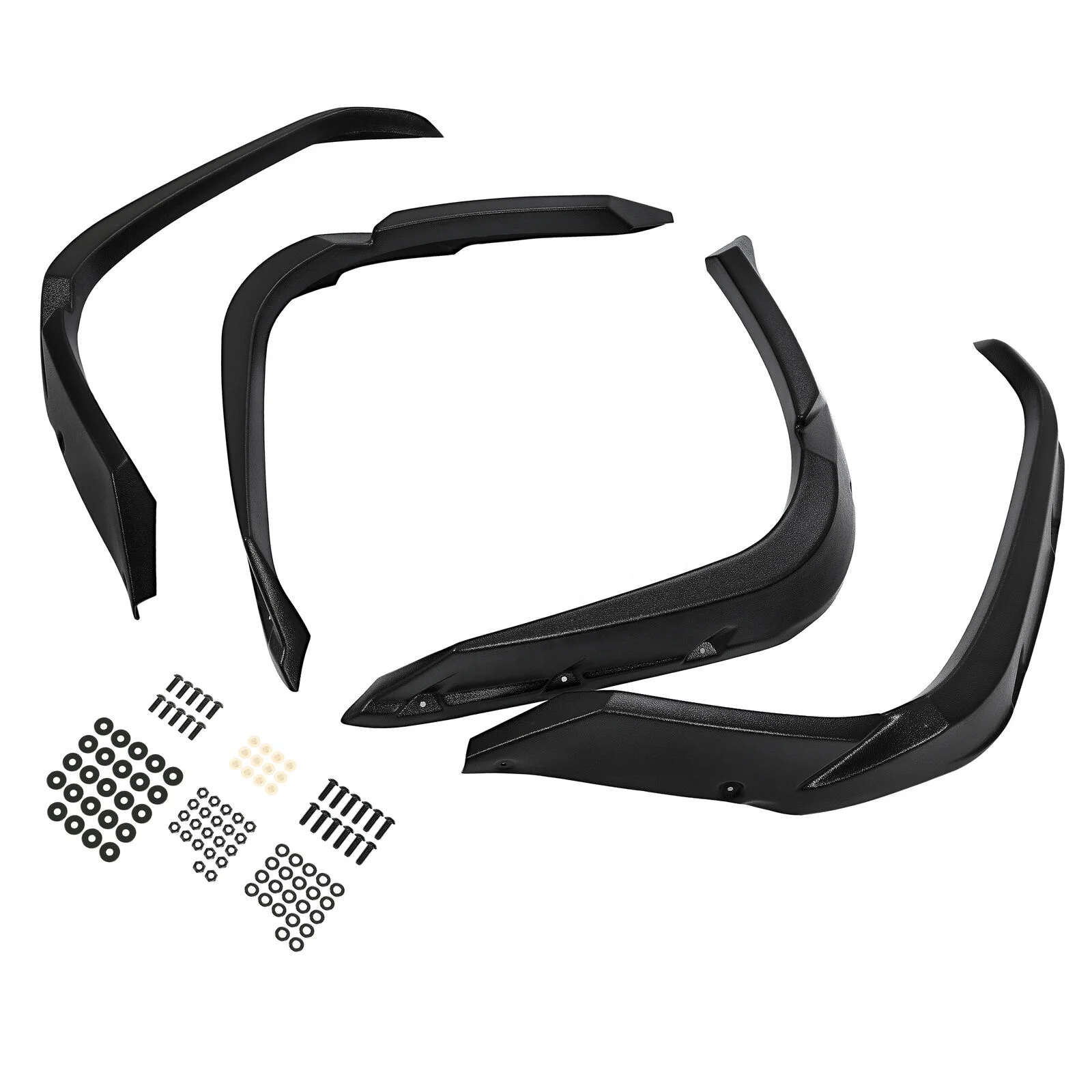 4 قطعة مجموعة مشاعل الحاجز الأسود ABS لياماها أشيب 700 2016-2022 17 18 19 20 21 #6