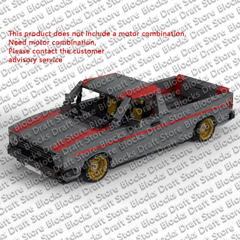 Speed Racing Car Model MOC Building Bricks Classic Pickup Truck Modular Technology  Holiday Gifts Assemble Toys Suit QWERT