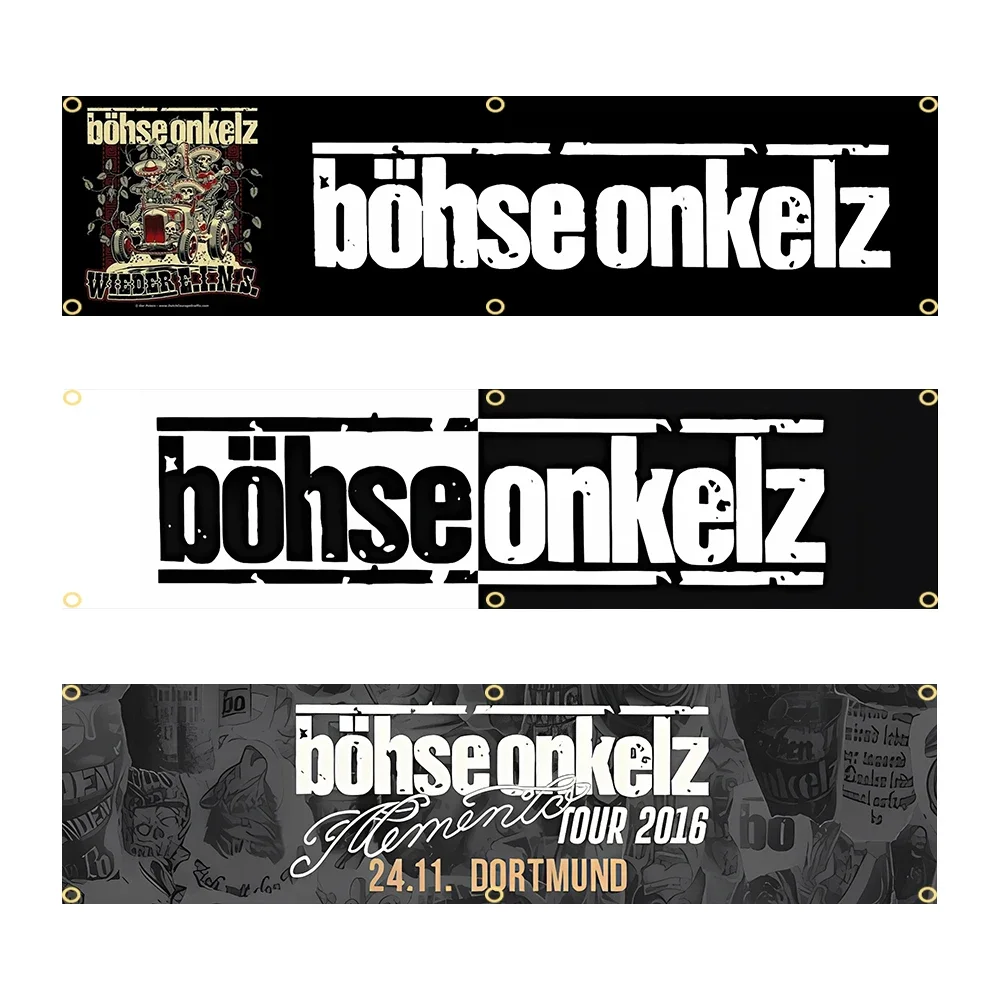 

60X240cm Germany Rock Bohse Onkelz Banner Flag Polyester Printed Garage or Outdoor Decoration Tapestry