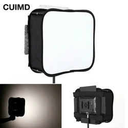 Collapsible Softbox Diffuser for YONGNUO YN600L II YN900 YN300 YN300 III Air Led Video Light Panel Foldable Soft Filter 23*23 41