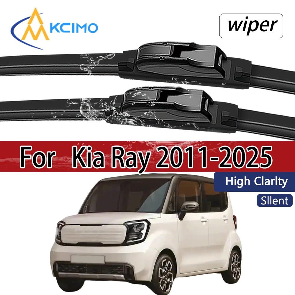 Für Kia Ray 2011-2025 Frontscheibenwischerblätter 2 Stück Windschutzscheiben-Fenster-Zubehör