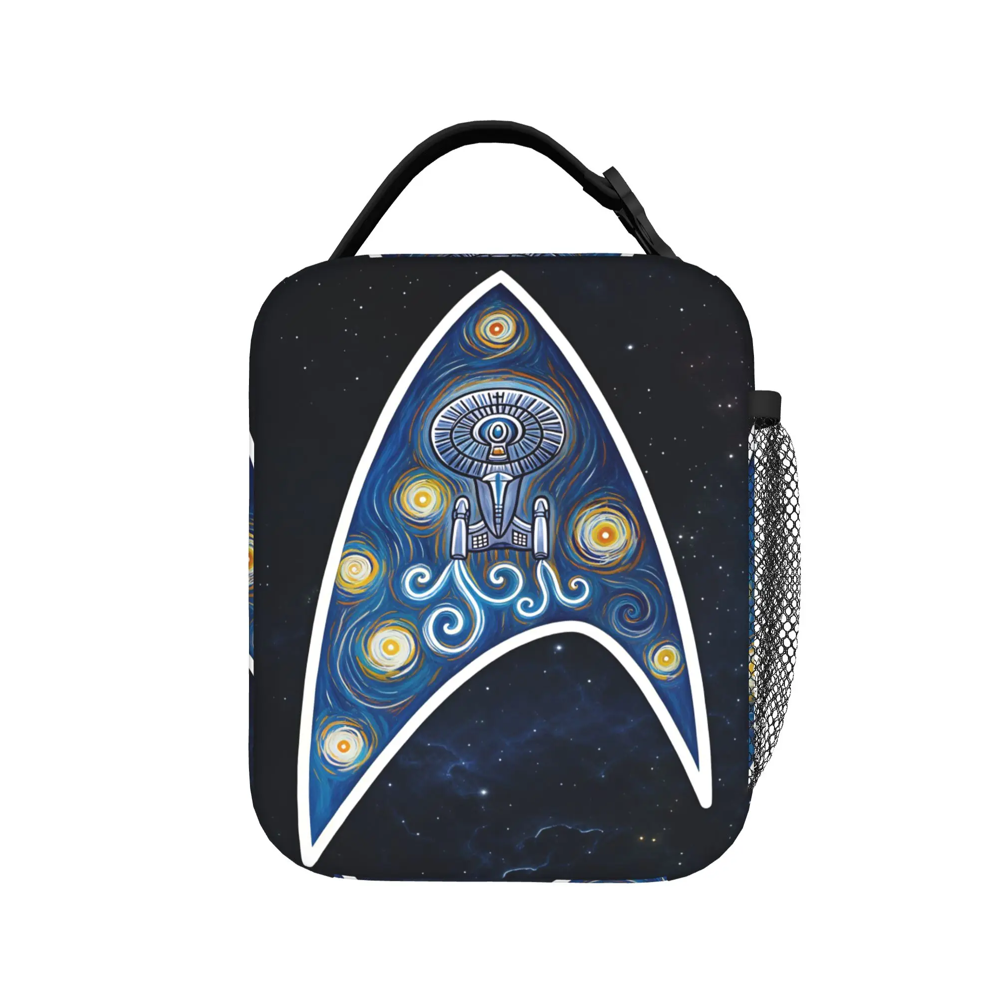 S-Star T-Trek Ship Movie  Lunch Bag For Girls  Print Lunch Box Casual Office Cooler Bag Convenient Oxford Tote Food Bags