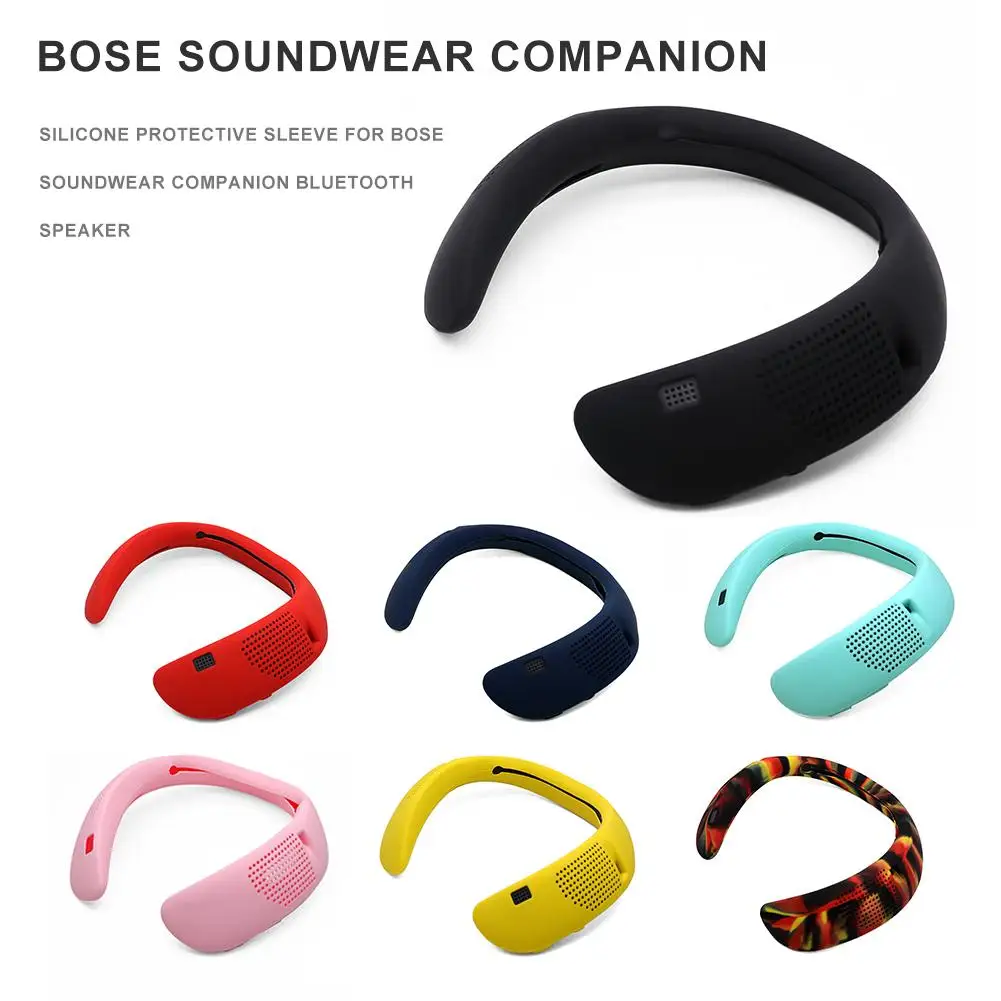 7-Colors Neck Hanging Bluetooth Wireless Headset Protective Case Silicone Carry…