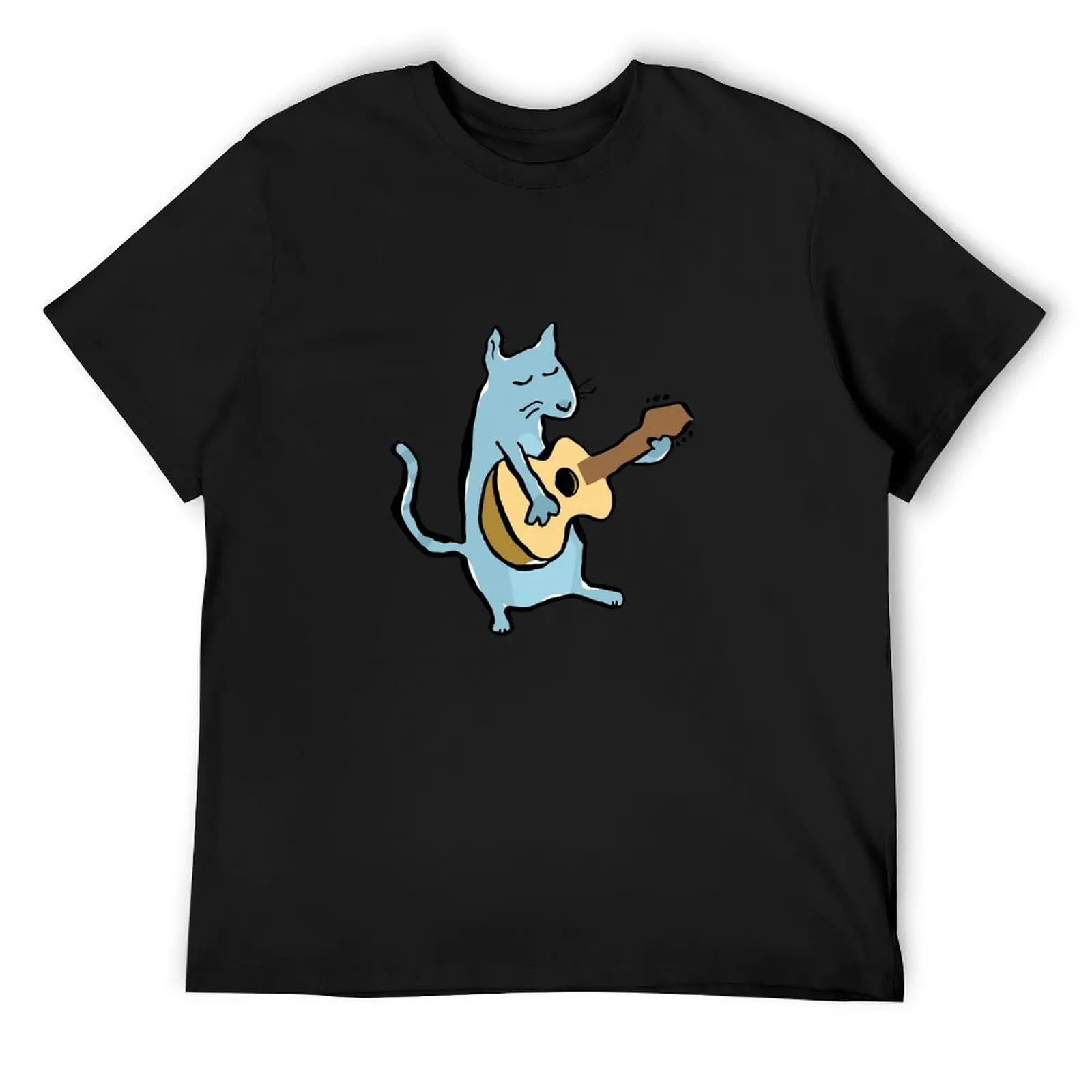 cat serenade T-Shirt heavyweights shirts graphic tees Aesthetic clothing t shirts for men cotton