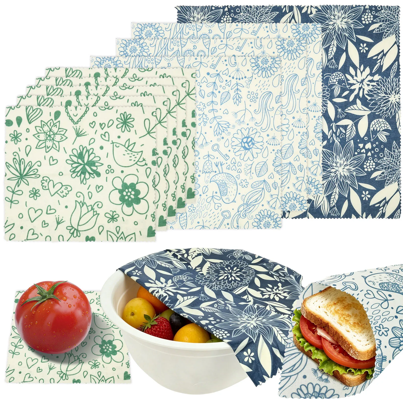 9 Stuks Biologische Bijenwas W - Beeswax Food Wrap recensie en prijs