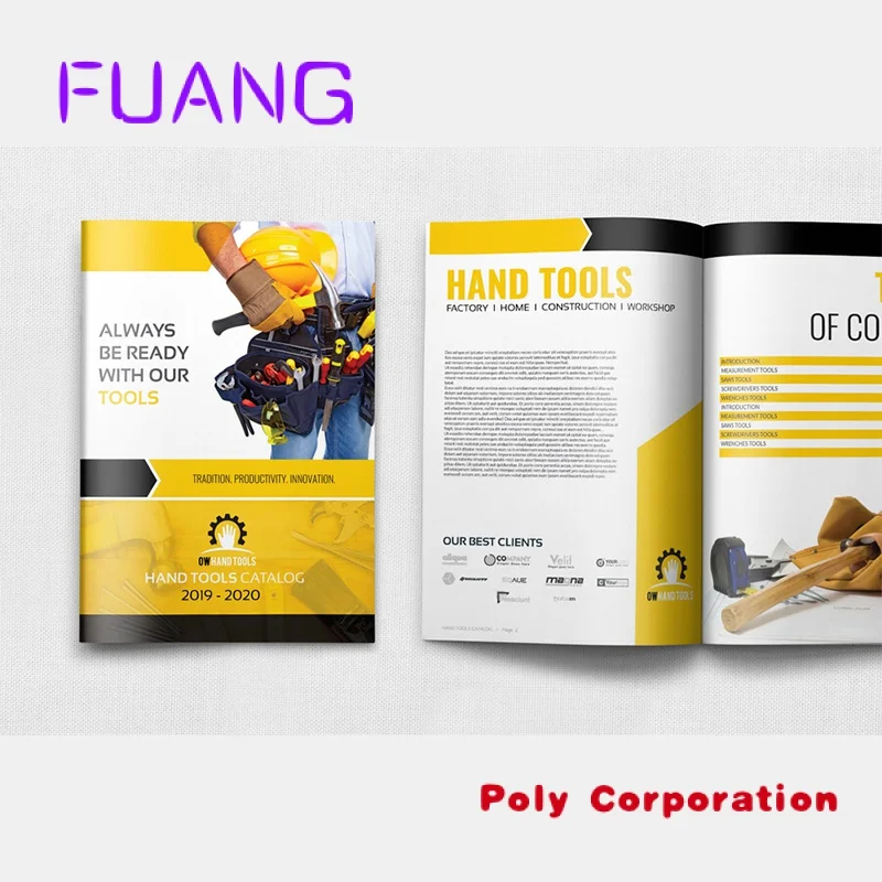 Custom  Good Quality Custom Printing Catalogue Brochure Booklet Fashionable Magazine