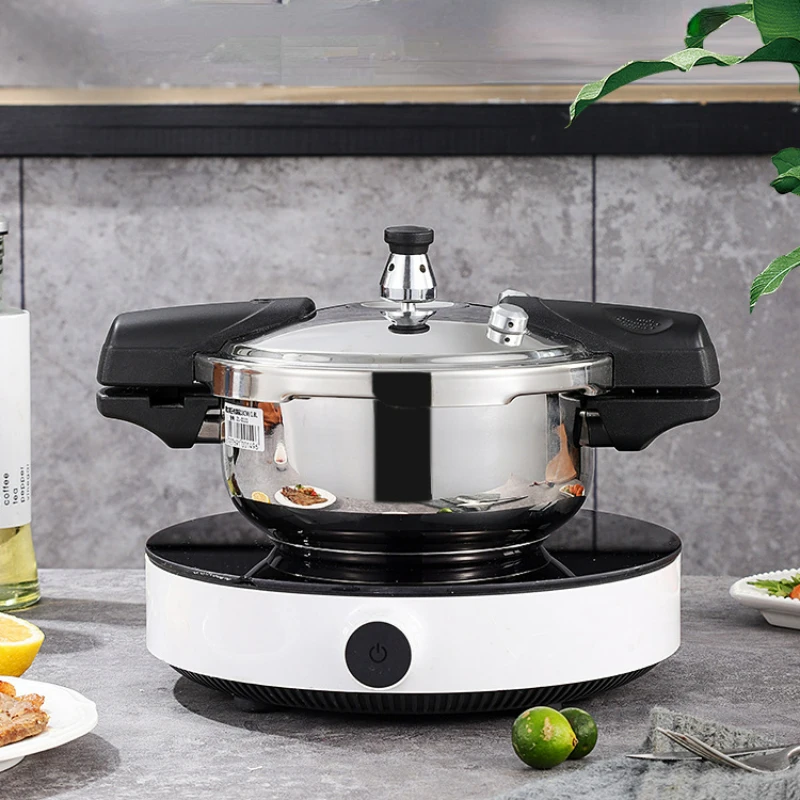 

304 Stainless Steel Mini Pressure Cooker, Outdoor Open Fire Induction Cooker General Single Explosion-proof Pressure Cookers