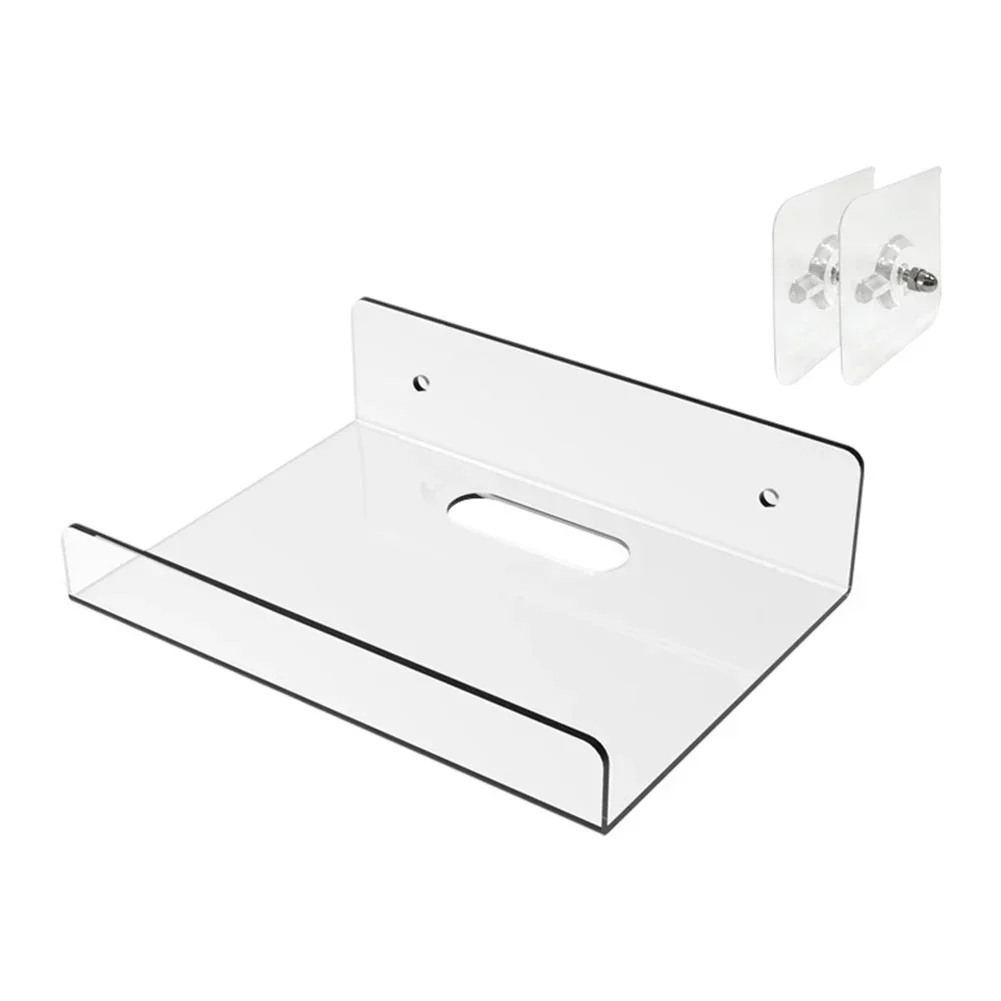 

Bathroom Storage Acrylic Wall Rack Acrylic Wall Rack For Storage Storage Shelf Easy Installation Non-destructive Mounting