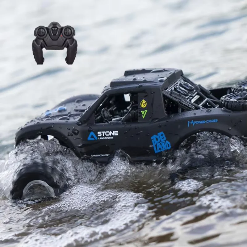 

Радиоуправляемая машина-амфибия JJRC 4WD, трюковая машина на пульте управления, для езды по воде и суше, внедорожник, водонепроницаемый грузовик, детская игрушка, подарок для мальчиков