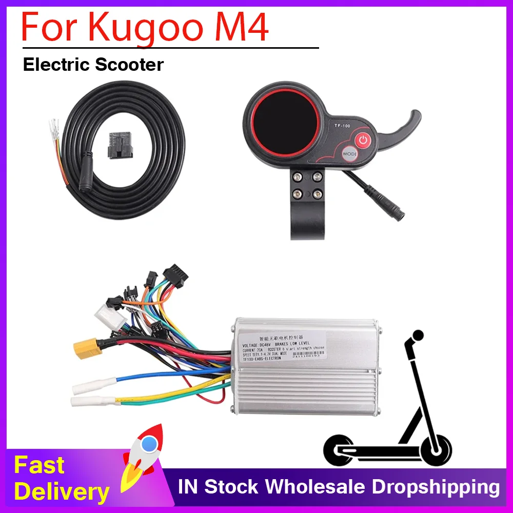 

Панель управления TF‑100, 48В 20А 25А, универсальный контроллер синусоидального тока для бесщеточного двигателя электросамоката Kugoo M4, 6-контактный