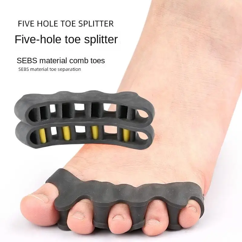 1 Pair Home Portable Adjustable The Big Toe Hallux Valgus Corrector Toe Splitter Big Toe Separation Tool Feet Care Straightener