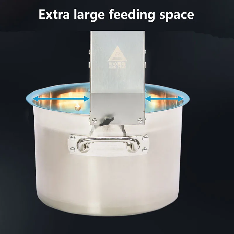 Commercial Hot Pot Sauce Frying Machine Small Kitchen Stir Fry Machine 17L Large Capacity Food Sauce Pot Boil Automatic Stirrer