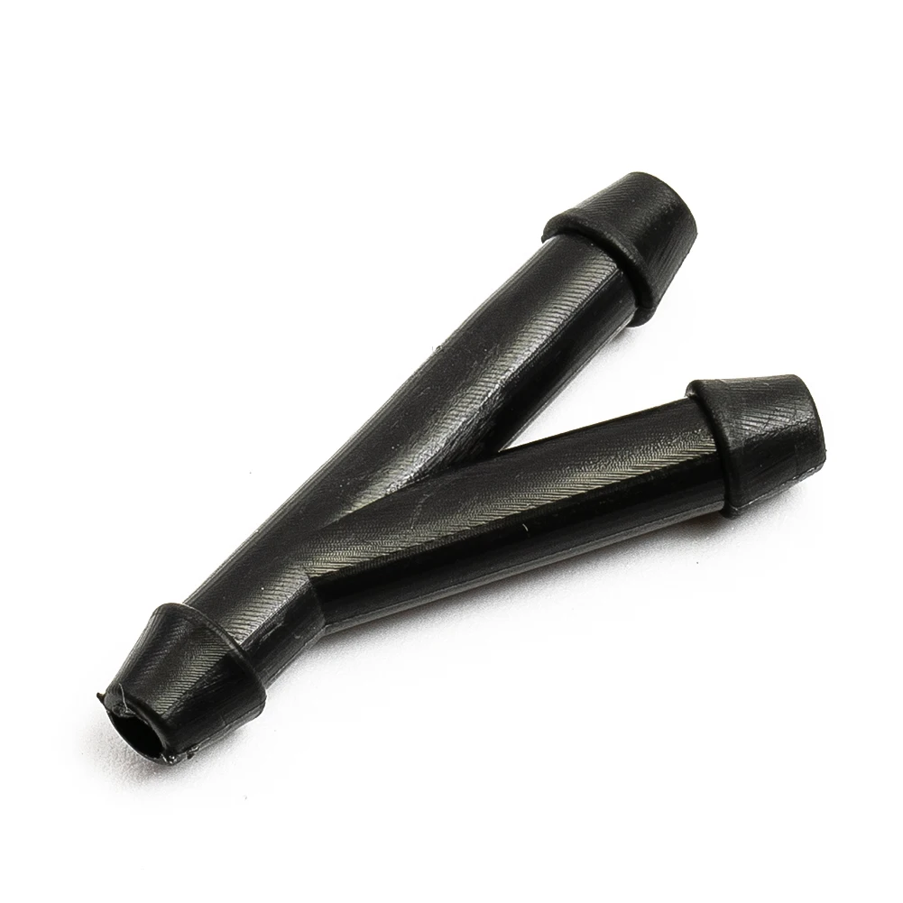 

Spray Nozzle Washer Nozzles Easy To Install Reliable With Rubber Hose Black Car Jet Accessories Auto Connector