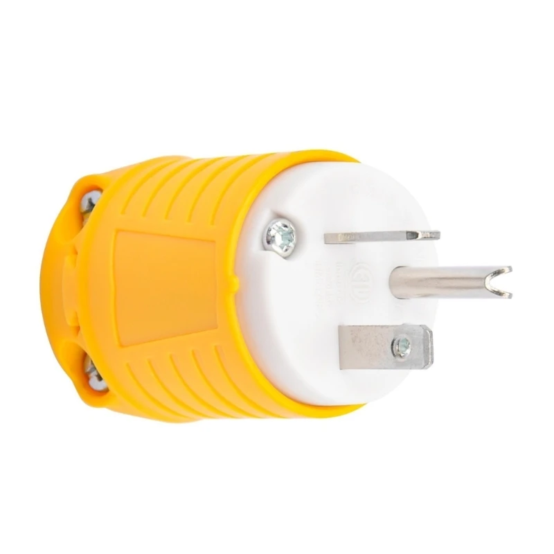 

NEMA 6-20P Three Pin Male/Female 20A/250V High Power Industrial Outdoor Power Connectors Replacement Plug Connectors 601E