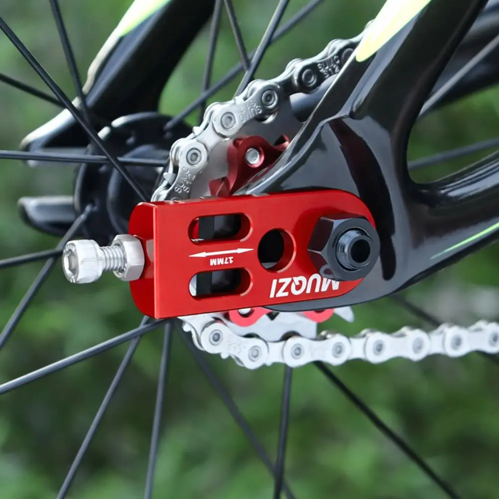 سبائك الألومنيوم سرعة واحدة سلسلة الموتر 10 مللي متر ثقب مزدوج سلسلة دراجات الضابط Fixie مقاومة للاهتراء