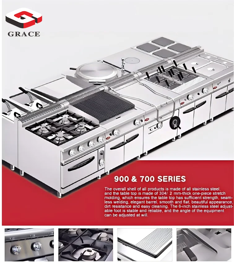Mesin Dapur Komersial GRACE He - Heavy Equipment Kitchen ulasan dan harga