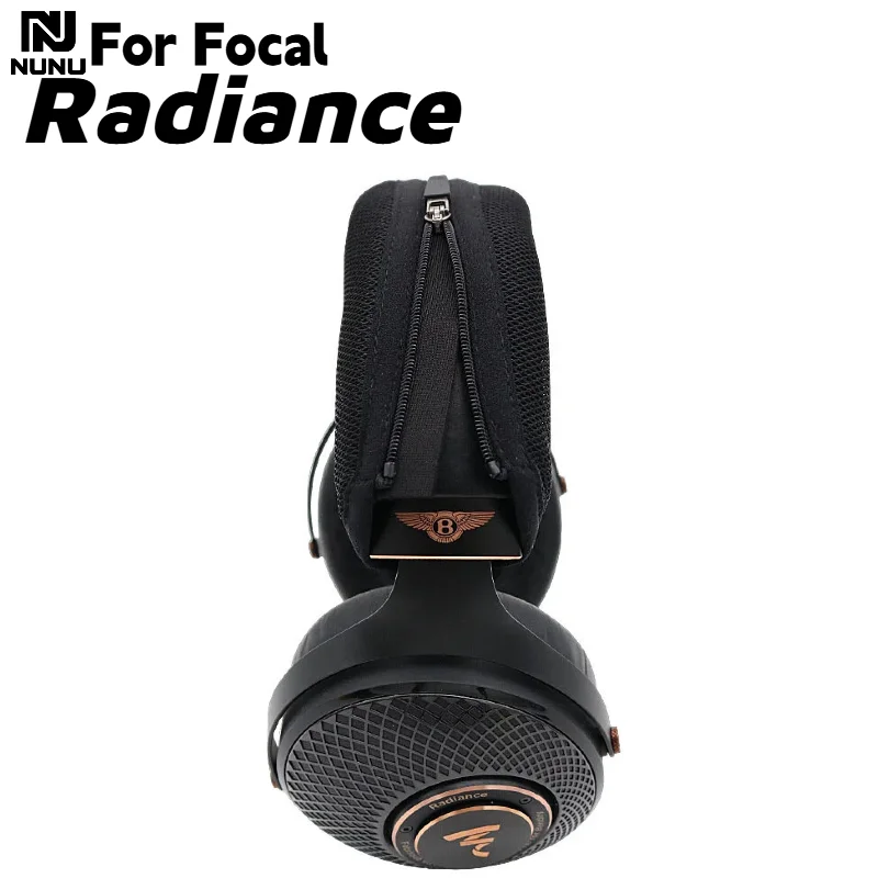 

NUNU Comfortable Zipper head beam protective cover For Focal Radiance Headphones Head Beam Sleeve Cover