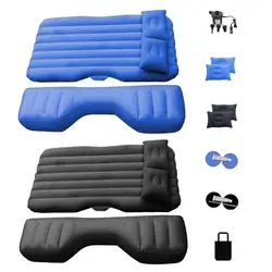 Car Back Seat Sleeping Air Cushion universal auto Travel Mattress Bed Extended Air Couch Car Travel Inflatable Mattress portable