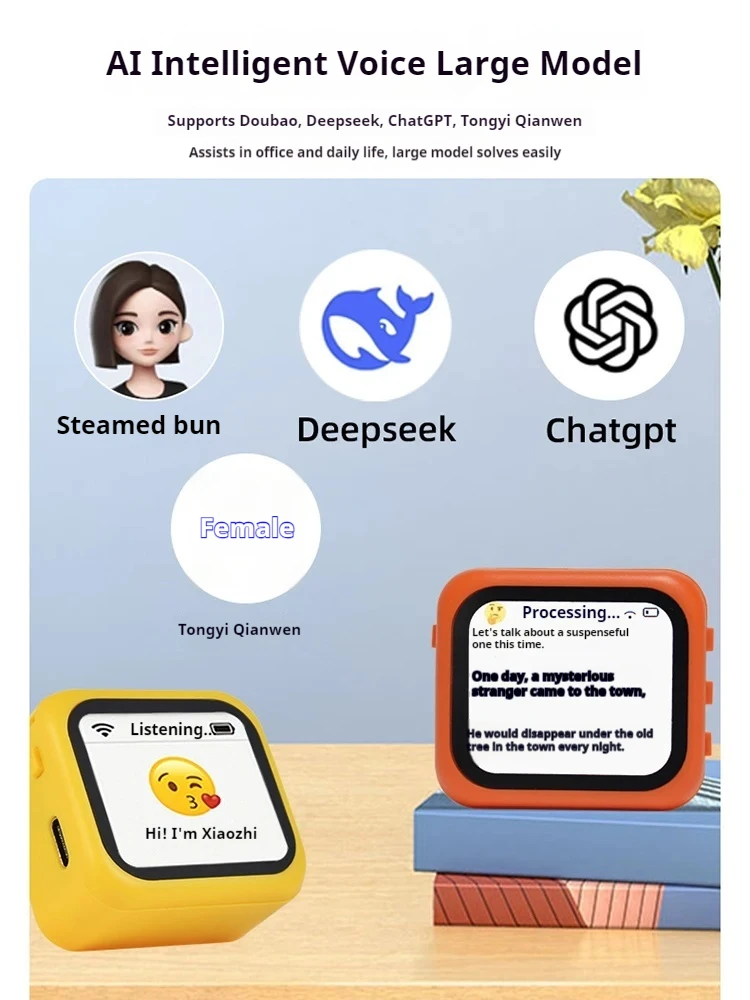 Xiaozhi Ai Robot Deepseek Conversational Voice Dialogue PCBA Development Intelligent Electronic Toy For Fun And Learning