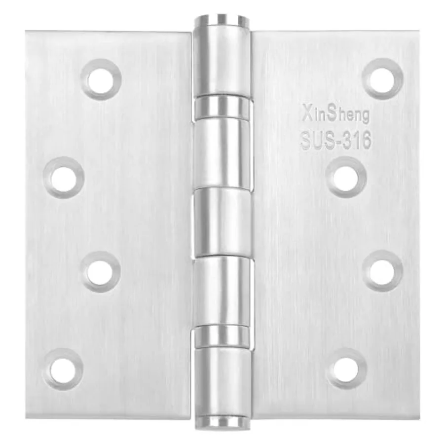 

3 Pack 4x4 Inch Full 316 Door Hinges Heavy Duty Marine-Grade Rust Proof Ball-Bearing Hinges for Interior and Exterior Outswing
