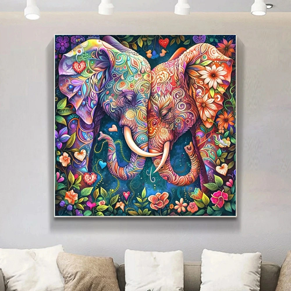 Art Craft Elephant - Zestaw do samodzielnego wykonania obrazu diamentowego,